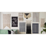 Lopez Navy Cotton Striped Wall Hanging-Decor-Parc Decor