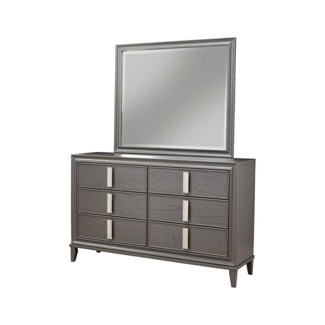Lorraine Mirror, Dark Grey-Dresser Mirror-Parc Decor