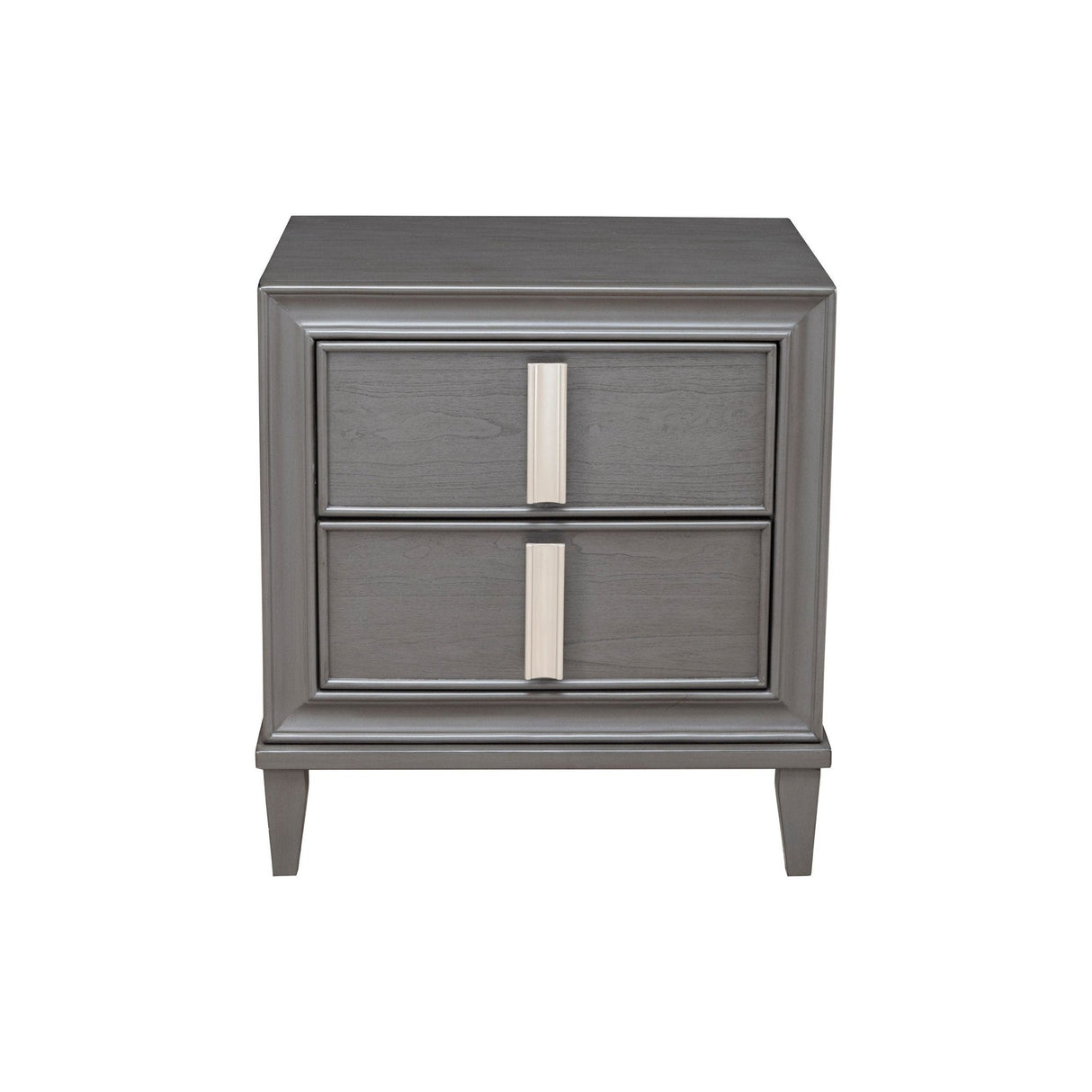 Lorraine Nightstand, Dark Grey-Nightstands-Parc Decor
