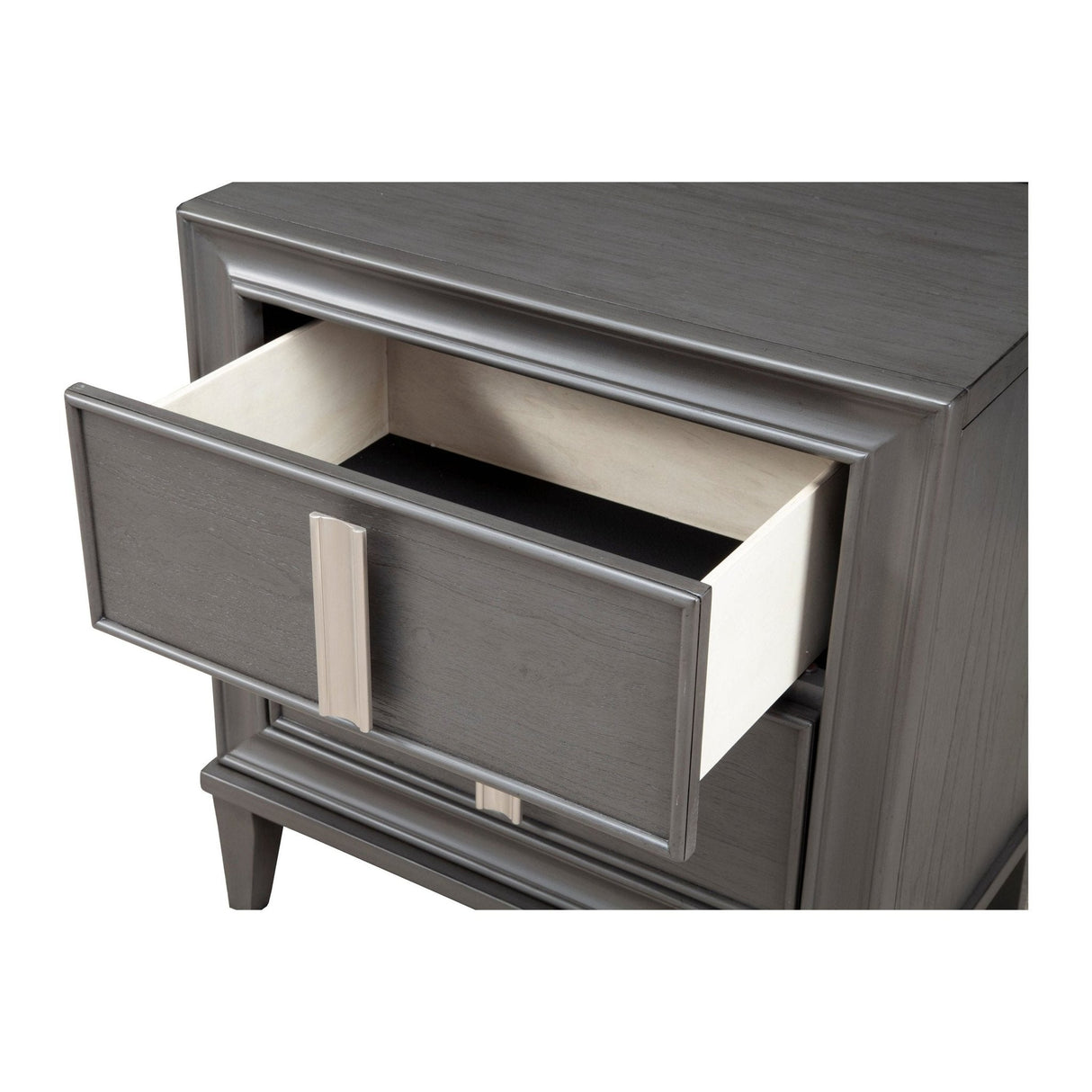 Lorraine Nightstand, Dark Grey-Nightstands-Parc Decor