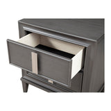 Lorraine Nightstand, Dark Grey-Nightstands-Parc Decor