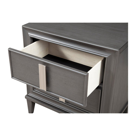 Lorraine Nightstand, Dark Grey-Nightstands-Parc Decor
