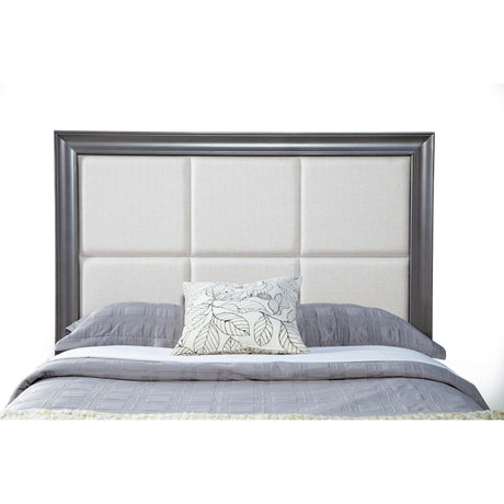 Lorraine Storage Bed, Dark Grey-Beds-Parc Decor