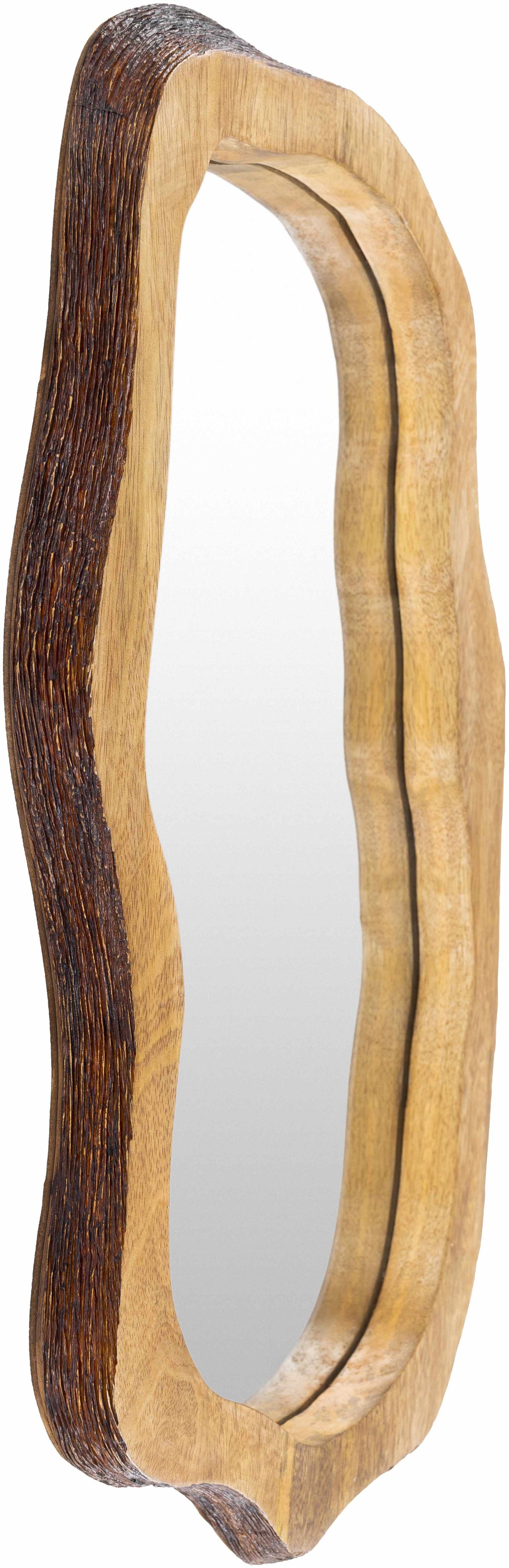 Louiseville Gold Frame Round Mirror-Mirrors-Parc Decor