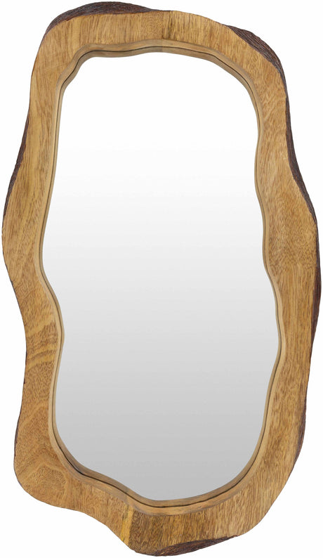 Louiseville Gold Frame Round Mirror-Mirrors-Parc Decor
