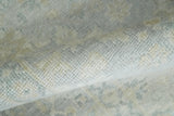 2x3 Hand Knotted Gray And Beige Traditional Oushak Wool Rug