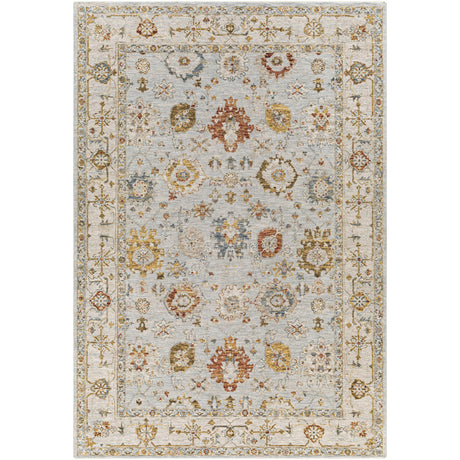 Luklukan Oushak Style Floral Rug-Rugs-Parc Decor