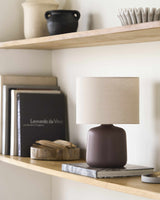 Lumellogno Dark Brown Table Lamp-Lighting-Parc Decor