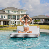 Lux Double Inflatable Chaise Pool Float