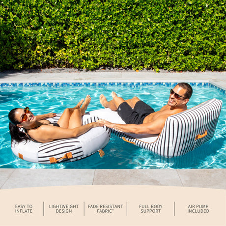 Lux Inflatable Chaise-pool float-Parc Decor