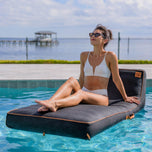 Lux Inflatable Chaise Pool Lounger with Sunbrella® Fabric