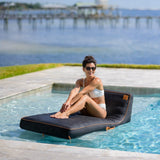 Lux Inflatable Chaise Pool Lounger with Sunbrella® Fabric