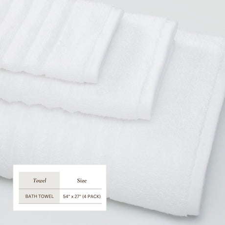 Luxury Combed Cotton Bath Towel Set - Karina Collection