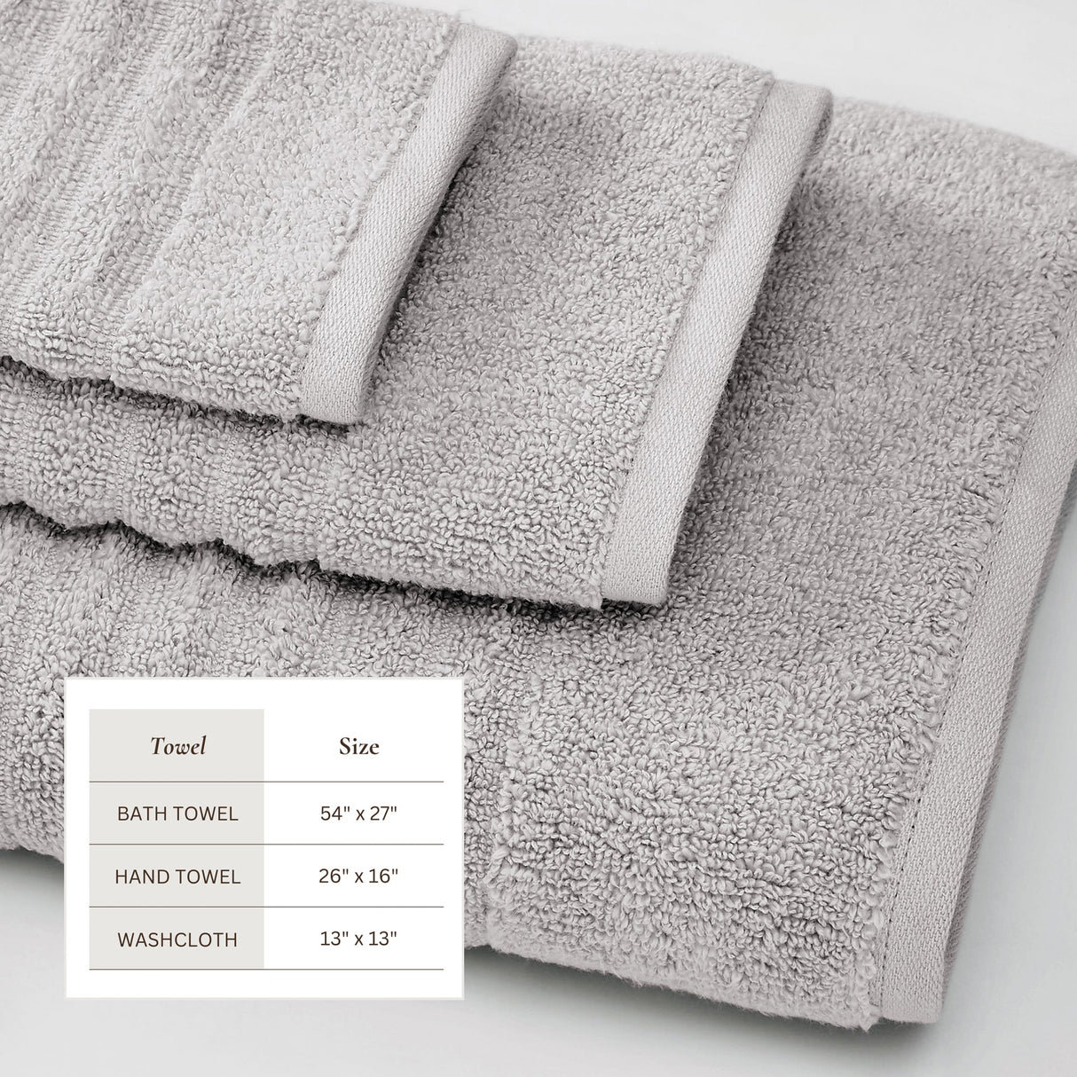 Luxury Combed Cotton Bath Towel Set - Karina Collection