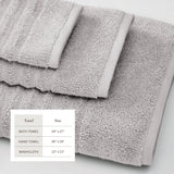 Luxury Combed Cotton Bath Towel Set - Karina Collection