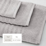 Luxury Combed Cotton Bath Towel Set - Karina Collection