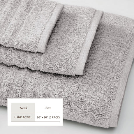 Luxury Combed Cotton Bath Towel Set - Karina Collection
