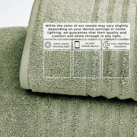 Luxury Combed Cotton Bath Towel Set - Karina Collection