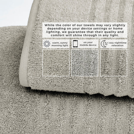 Luxury Combed Cotton Bath Towel Set - Karina Collection