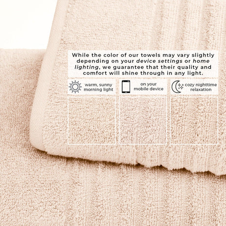 Luxury Combed Cotton Bath Towel Set - Karina Collection