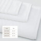 Luxury Combed Cotton Bath Towel Set - Karina Collection