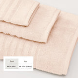 Luxury Combed Cotton Bath Towel Set - Karina Collection