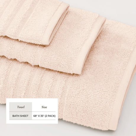 Luxury Combed Cotton Bath Towel Set - Karina Collection