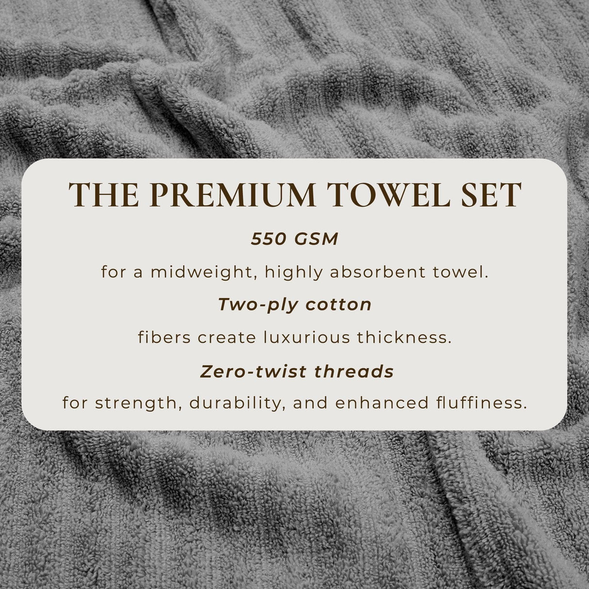Luxury Cotton Towels - Karina Collection-Bath Towels & Washcloths-Parc Decor