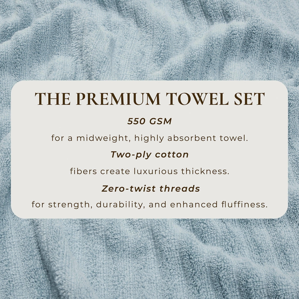 Luxury Cotton Towels - Karina Collection-Bath Towels & Washcloths-Parc Decor