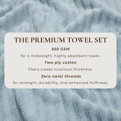 Luxury Cotton Towels – Karina Collection-Bath Towels & Washcloths-Parc Decor