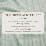 Luxury Cotton Towels - Karina Collection-Bath Towels & Washcloths-Parc Decor