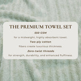 Luxury Cotton Towels - Karina Collection-Bath Towels & Washcloths-Parc Decor