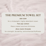 Luxury Cotton Towels - Karina Collection-Bath Towels & Washcloths-Parc Decor