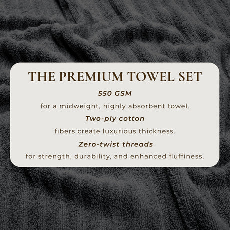 Luxury Cotton Towels – Karina Collection-Bath Towels & Washcloths-Parc Decor