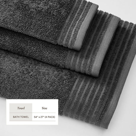 Luxury Cotton Towels – Karina Collection-Bath Towels & Washcloths-Parc Decor
