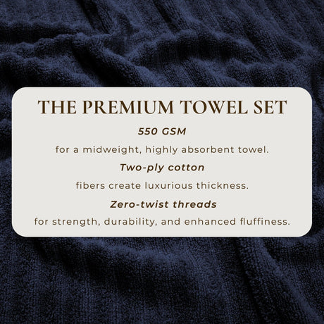 Luxury Cotton Towels – Karina Collection-Bath Towels & Washcloths-Parc Decor