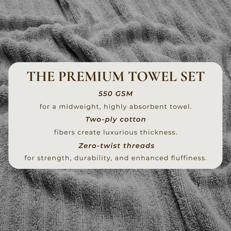 Luxury Cotton Towels – Karina Collection-Bath Towels & Washcloths-Parc Decor