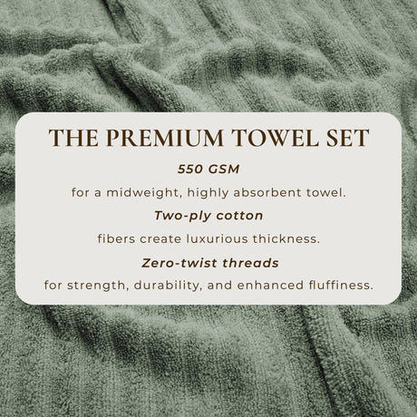 Luxury Cotton Towels – Karina Collection-Bath Towels & Washcloths-Parc Decor