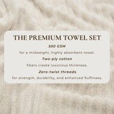 Luxury Cotton Towels - Karina Collection-Bath Towels & Washcloths-Parc Decor