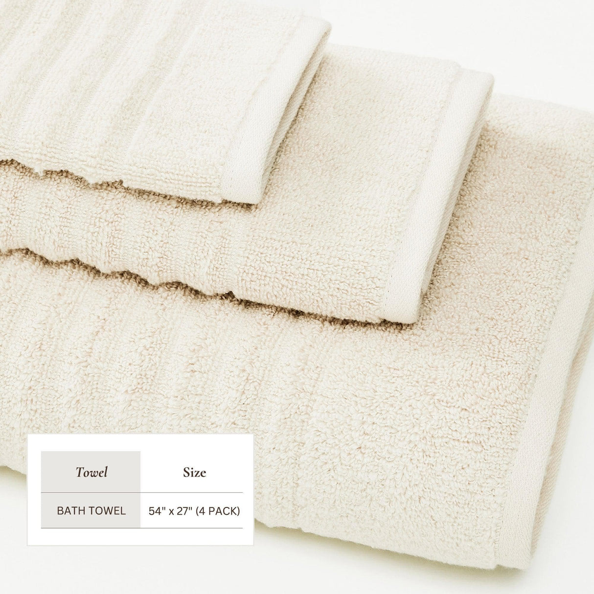 Luxury Cotton Towels - Karina Collection-Bath Towels & Washcloths-Parc Decor