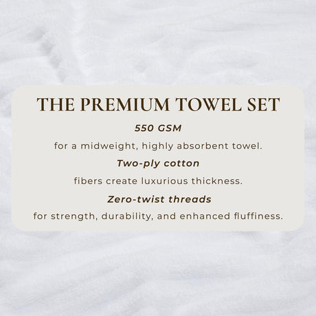 Luxury Cotton Towels – Karina Collection-Bath Towels & Washcloths-Parc Decor