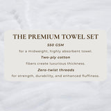 Luxury Cotton Towels - Karina Collection-Bath Towels & Washcloths-Parc Decor