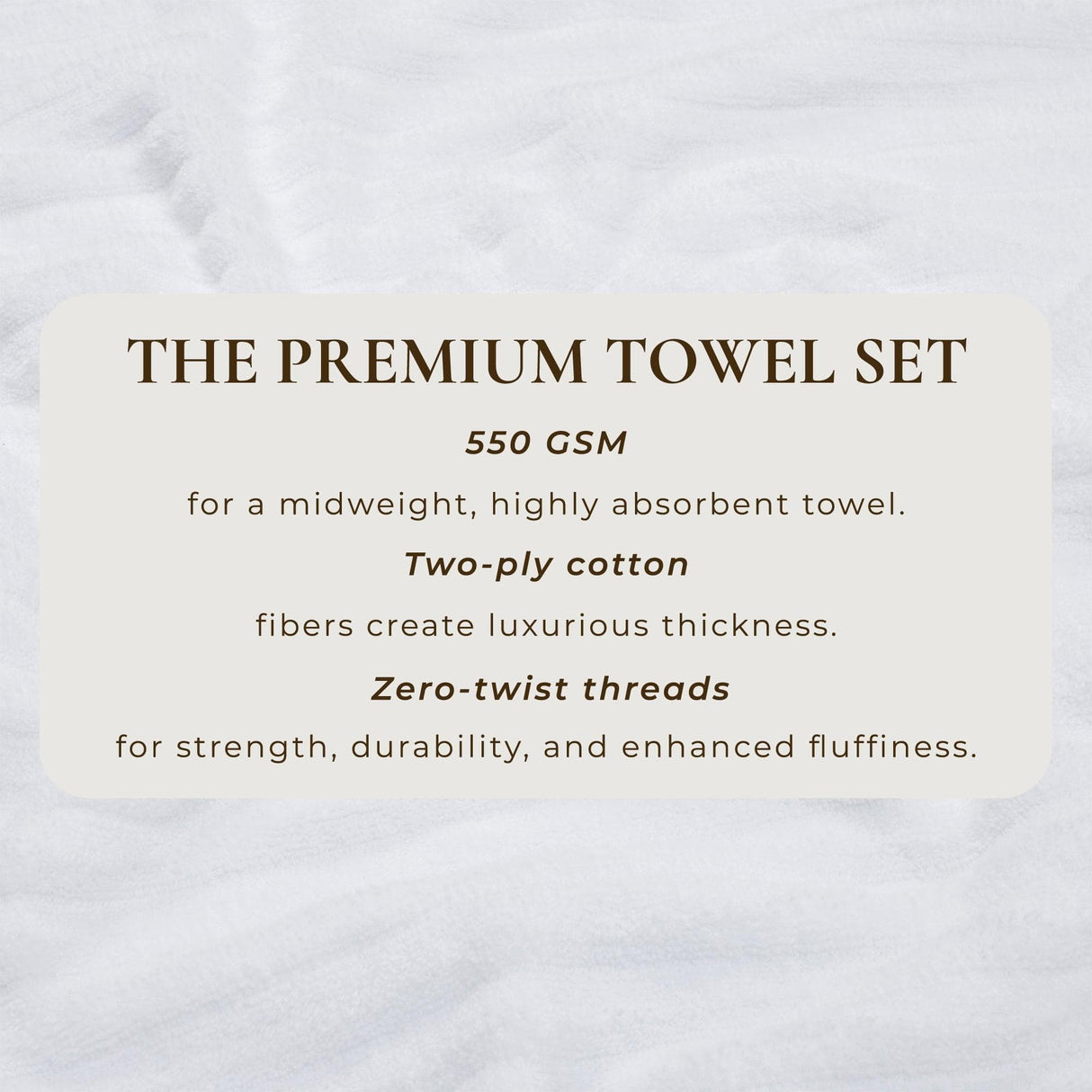 Luxury Cotton Towels - Karina Collection-Bath Towels & Washcloths-Parc Decor