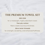 Luxury Cotton Towels - Karina Collection-Bath Towels & Washcloths-Parc Decor