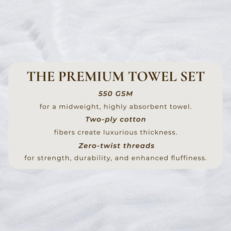 Luxury Cotton Towels – Karina Collection-Bath Towels & Washcloths-Parc Decor