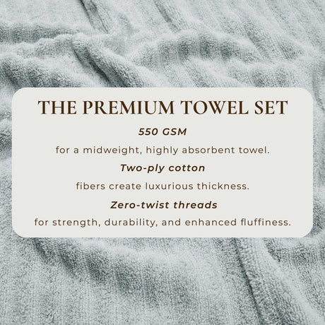 Luxury Cotton Towels – Karina Collection-Bath Towels & Washcloths-Parc Decor