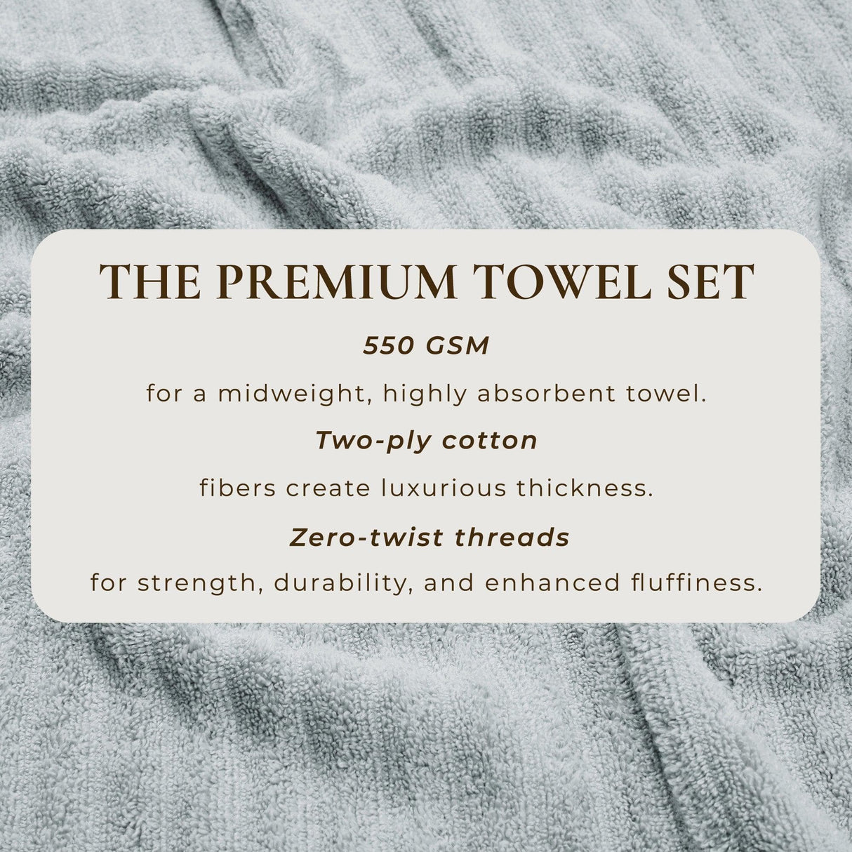 Luxury Cotton Towels - Karina Collection-Bath Towels & Washcloths-Parc Decor