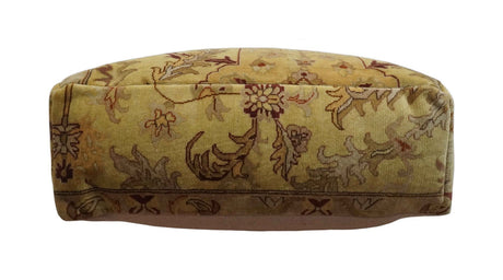 Luxury Floor Pillow made Pouf from restored fine quality hand knotted area rug |FP2-Floor Pillows-Parc Decor