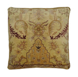 Luxury Floor Pillow made Pouf from restored fine quality hand knotted area rug |FP2-Floor Pillows-Parc Decor