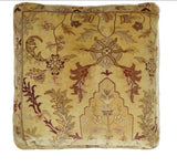 Luxury Floor Pillow made Pouf from restored fine quality hand knotted area rug |FP2